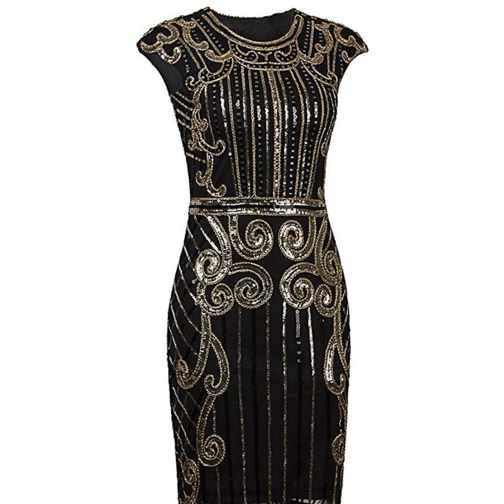 1920's Vintage Inspired Flapper Dress
